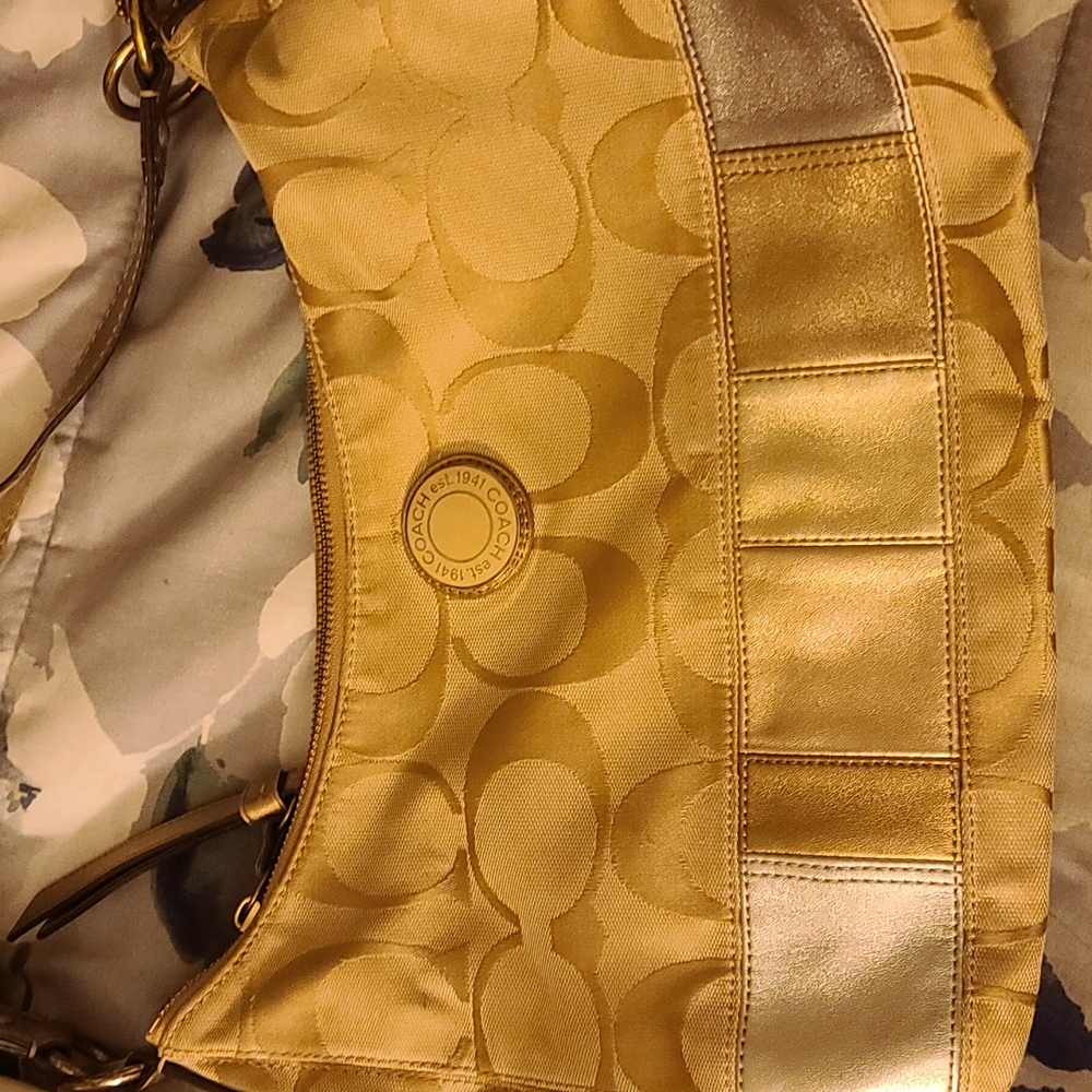 Coach cloth purse